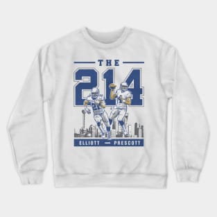 Ezekiel Elliott & Dak Prescott Dallas 214 Crewneck Sweatshirt